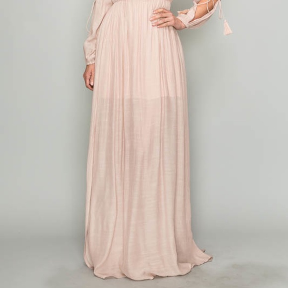 Long Sleeve Aakaa Maxi Dress NWT - Picture 5 of 6